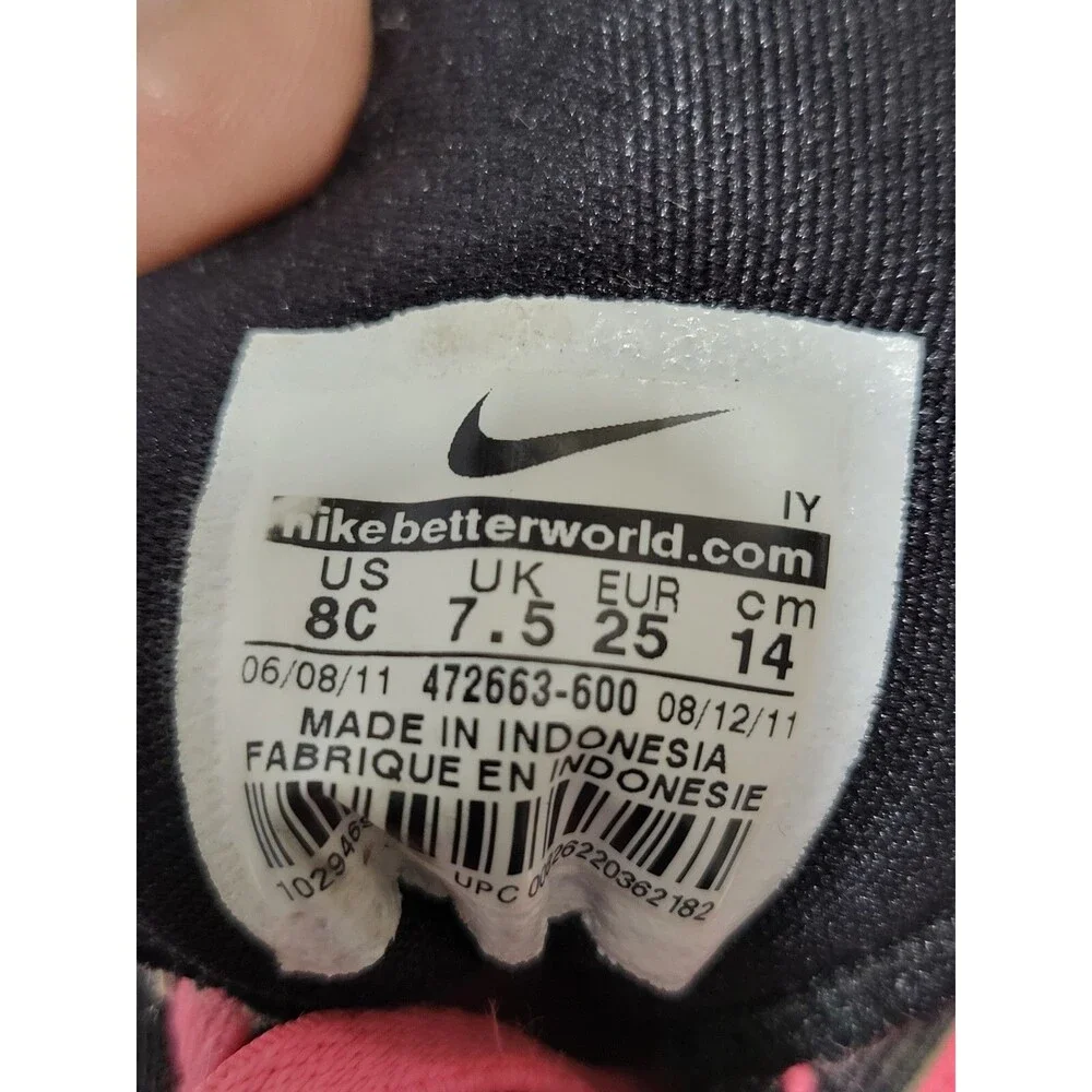 Nike Lebron Size Toddler 8C Pink